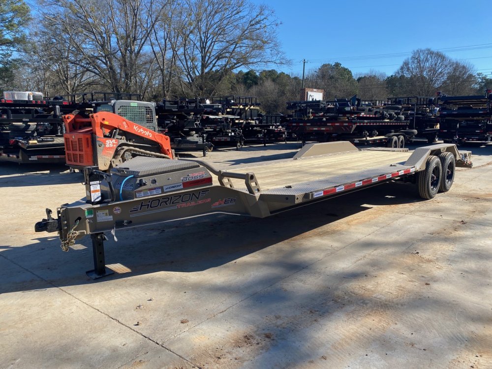 2026 Horizon HEH 8.5x24 20K Bumper Pull Equipment Hauler - 18-Ply Tires, 10K Torsion Axles, 102" Dri