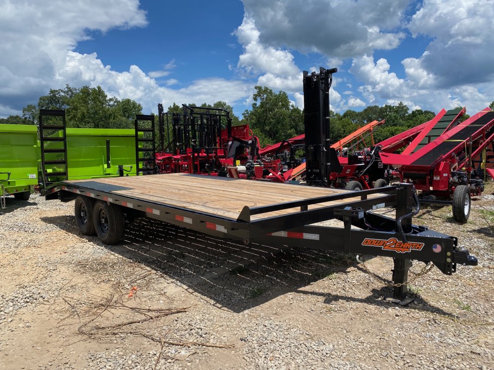 2026 Down To Earth Trailers 8.5x20 10k 5 Ton Flatbed Deckover Trailer
