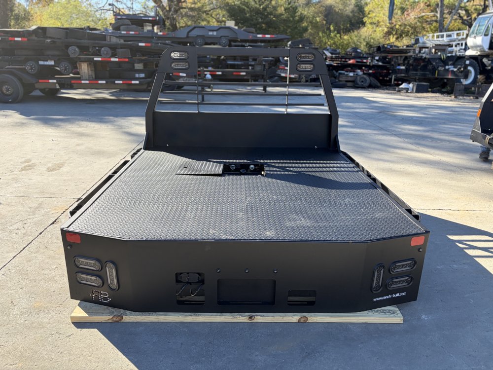 2027 Ranch Built 2027 Ranch Built NS Non-Skirted Flatbed Truck Bed 7'2" x 84" - Single Rear Wheel Sh