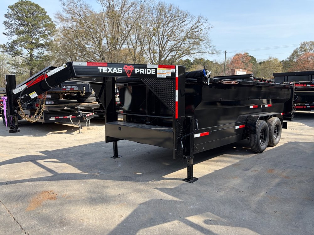 2026-Texas-Pride-7x16-20K-Gooseneck-Dump-TELE,-7GA-Floor,-3'-Sides,-Full-Toolbox,-GPS-D20K7163GT