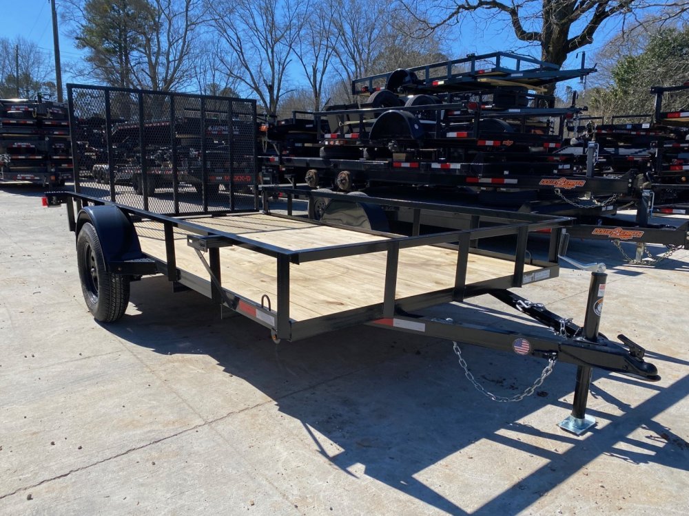 2027 Down To Earth Trailers Down 2 Earth 6.5x10 Single Axle Utility Trailer - 3.5K E-Z Lube Axle, 48