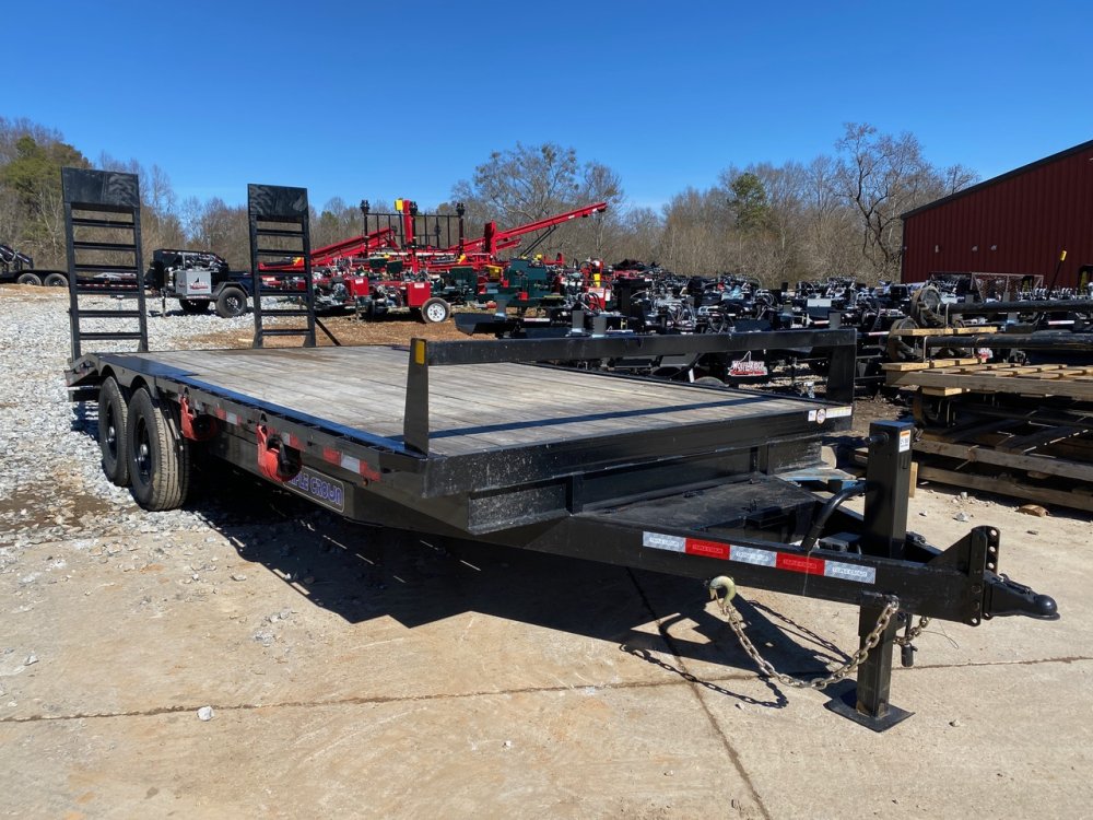 2025 Triple Crown Trailers 8.5x20 14K Deckover Equipment Trailer - Dexter Axles, 4' Dovetail, Stand-