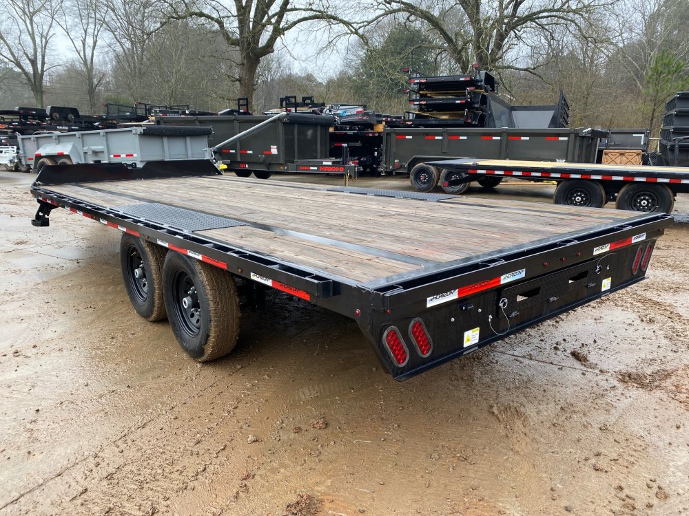 2025 Horizon 8.5x20 14K Deckover Trailer - Straight Deck, Slide-Out Ramps, 10K Jack (Grey)