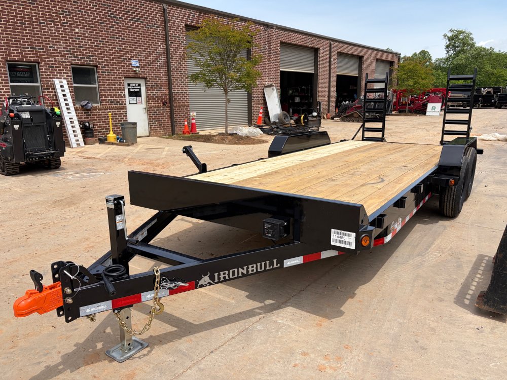 2026 Iron Bull ETB 7x18 14k 7 Ton Equipment Trailer Ramps