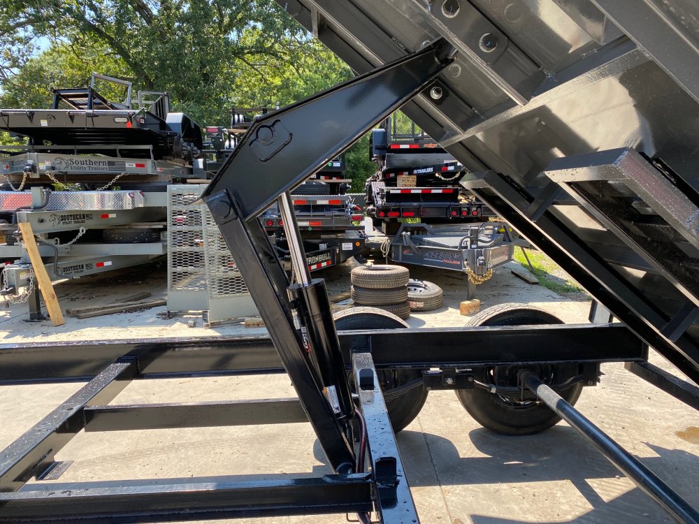 2025-Horizon-7x14-14K-Dump-Trailer-42"-Sides,-8"-I-Beam,-Barn/Spread-Gate,-Scissor-Hoist-D14K7144HZ-