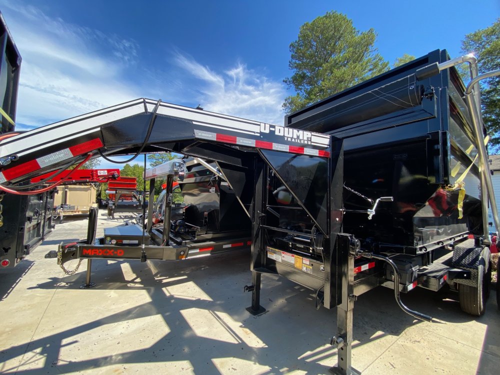 2024 U-Dump 7x12 Gooseneck 14k 7k Axles Roll Off Trailer