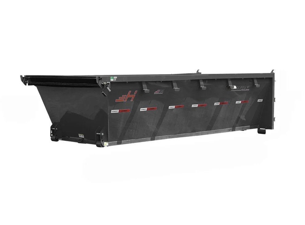Horizon EDZ 16 Yard Roll Off Dumpster - 16' Length, 4' Sides, Heavy Duty Roll Off Can
