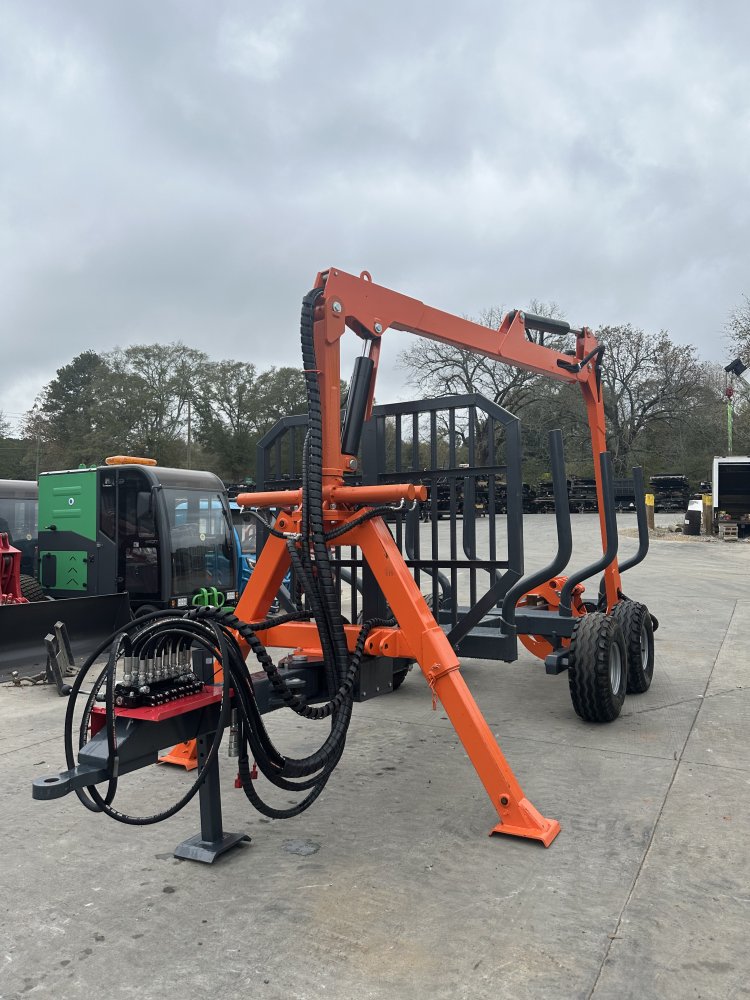 6 Ton Log Trailer with 15' Grapple
