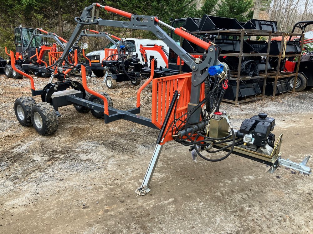 1 Ton Log Trailer with 11' Grapple