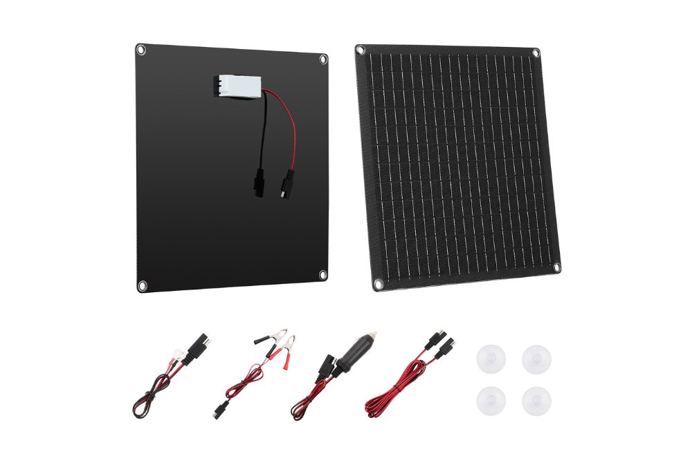 20W 12V Solar Battery Charger & Maintainer