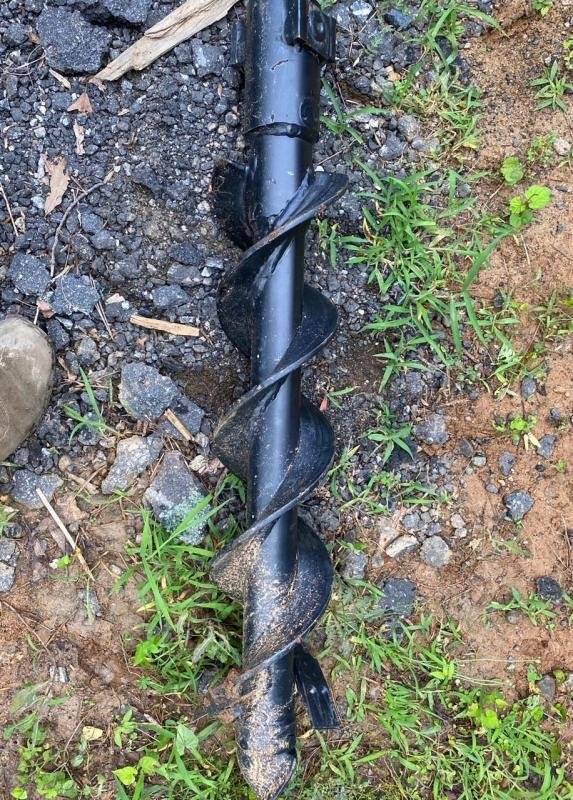 6" ROUND Auger Bit