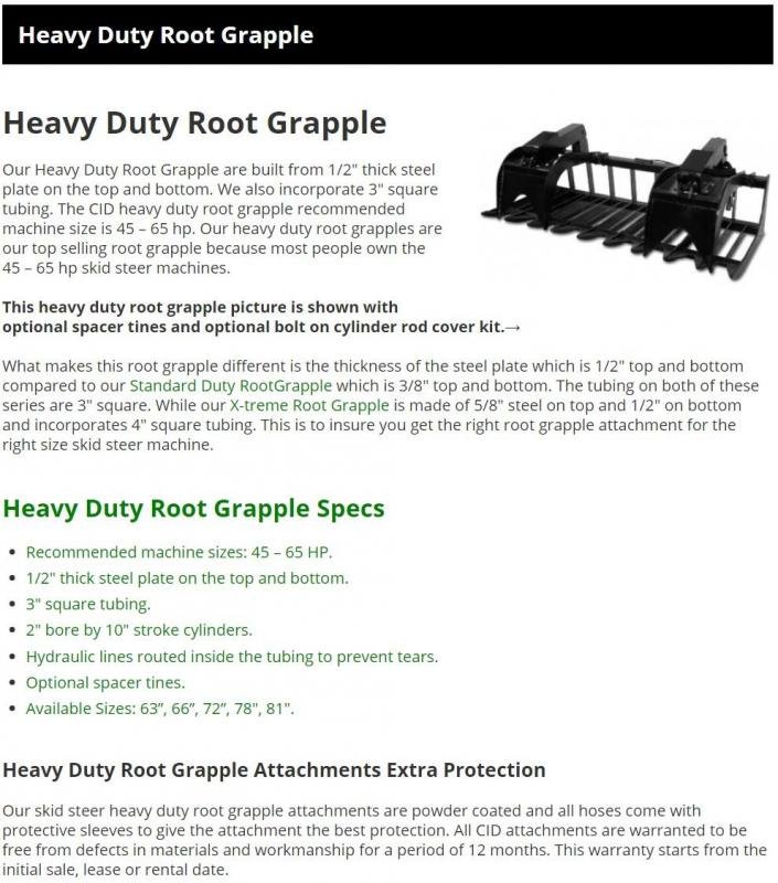 66 HD Root Grapple