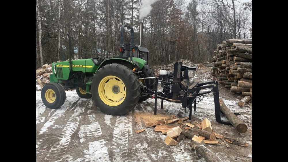 HWP-100-3P Tractor 3 Point Hitch Mount Firewood Processor