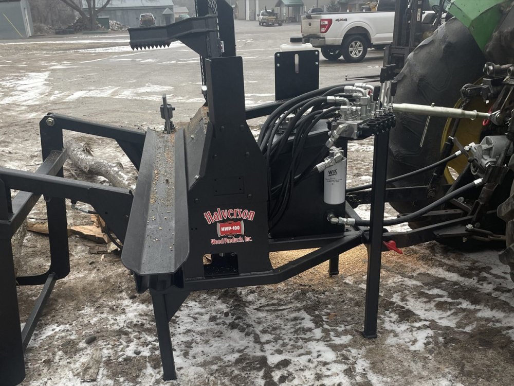 HWP-100-3P Tractor 3 Point Hitch Mount Firewood Processor