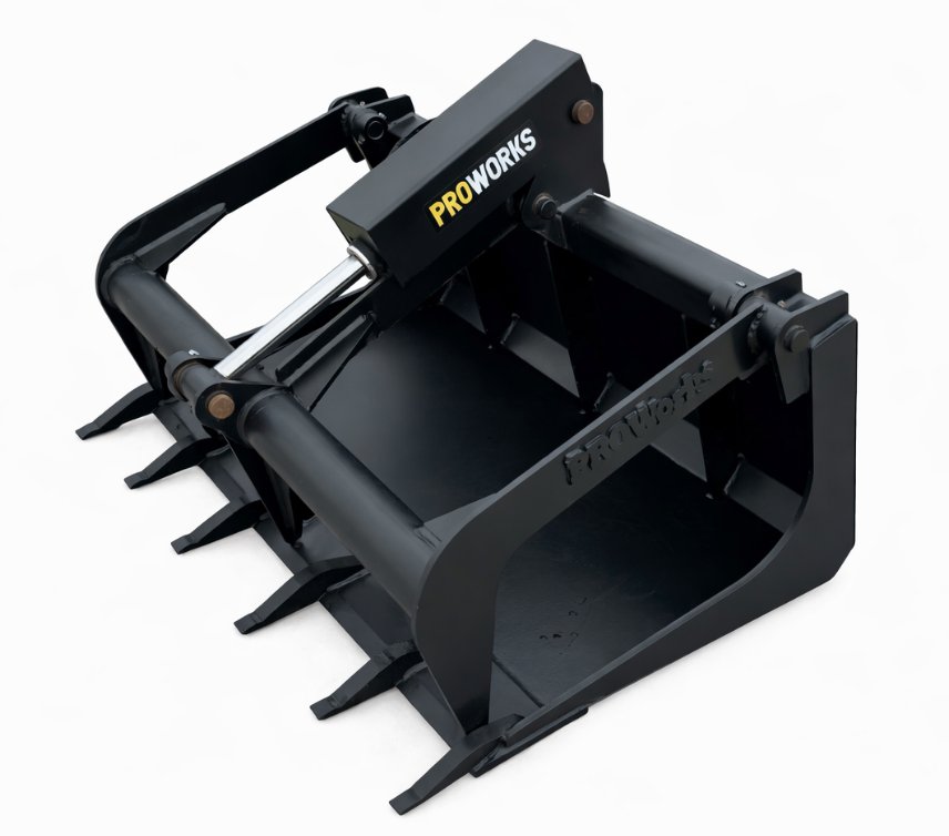 42" Solid Floor Grapple with Teeth