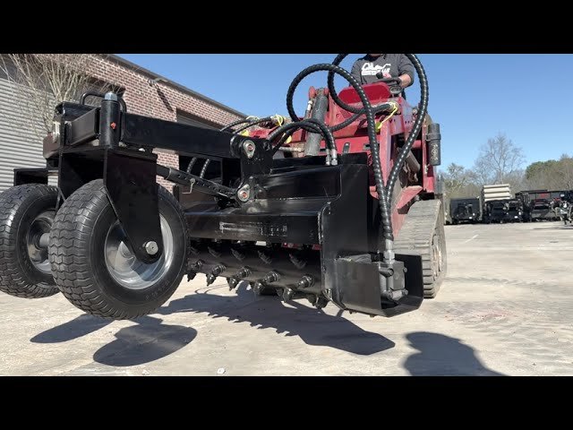 44" Bidirectional Power Rake with Power Angle 4 Hose