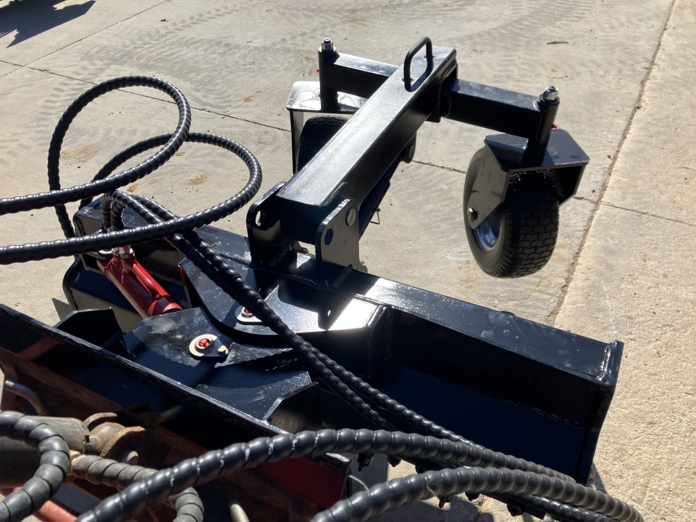 44" Bidirectional Power Rake with Power Angle 4 Hose