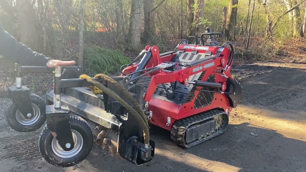 44" Single Directional Power Rake