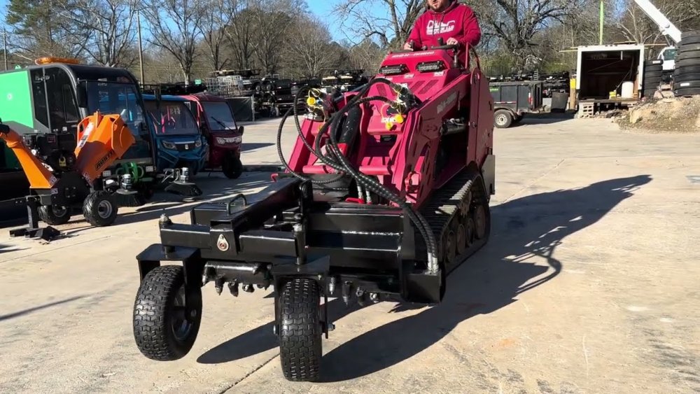 44" Single Directional Power Rake with Power Angle 4 Hose