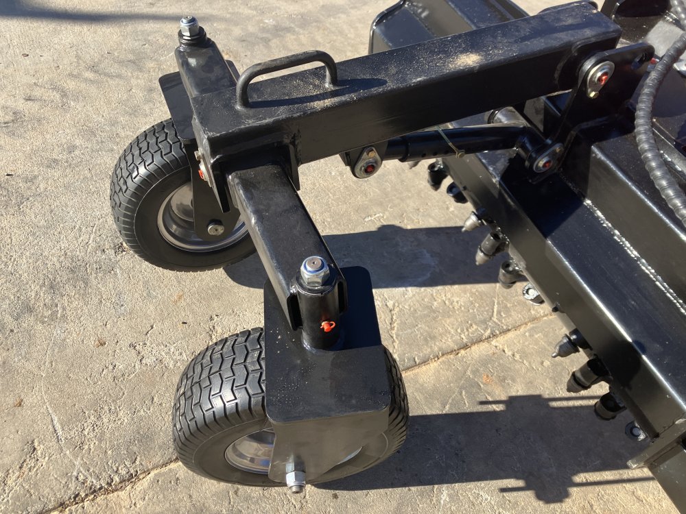 44" Single Directional Power Rake with Power Angle 4 Hose