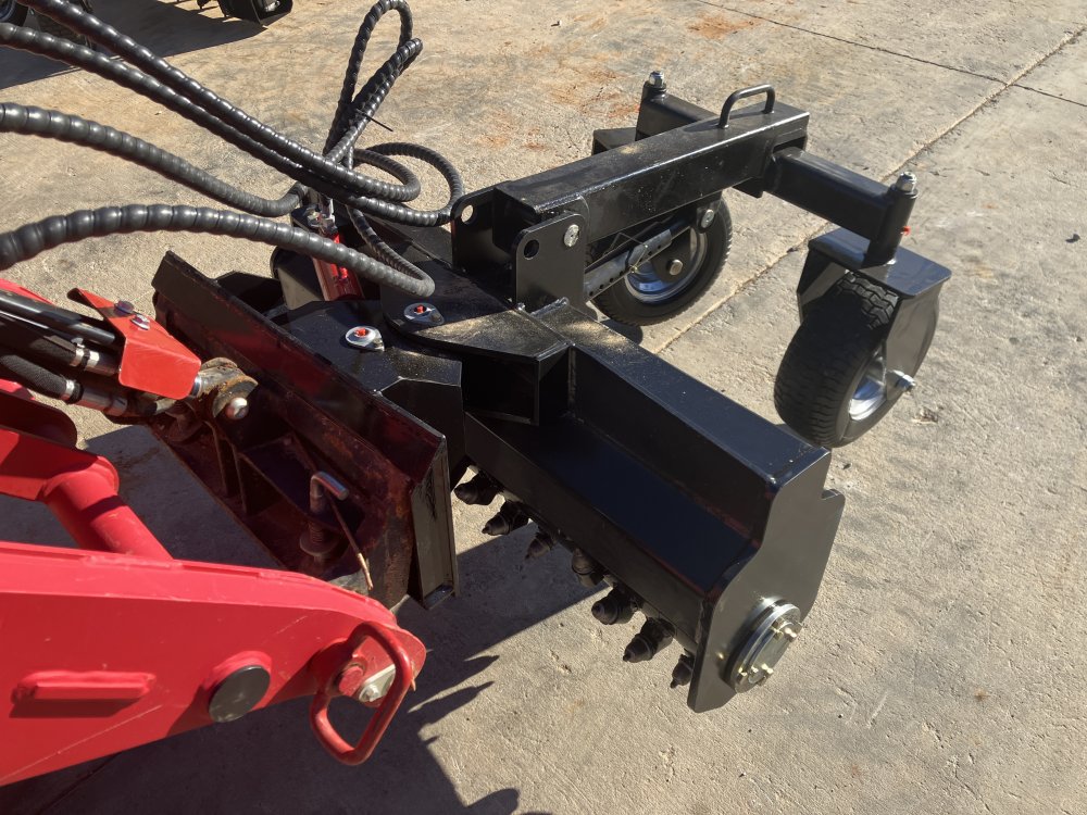 44" Single Directional Power Rake with Power Angle 4 Hose