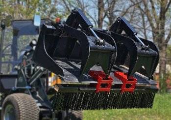 T1075 6' Grab Rake for Solid Floor Grapple