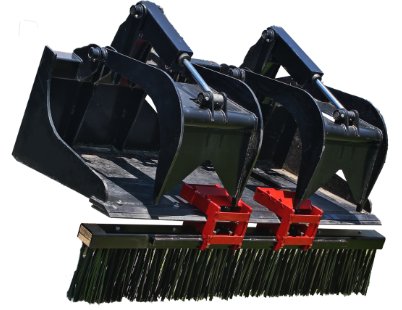 T1075 6' Grab Rake for Solid Floor Grapple