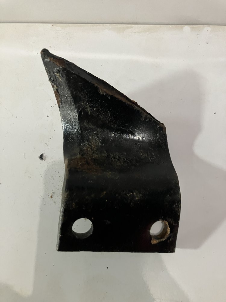 Hard-faced Left Curve Tooth with 2" Spacing