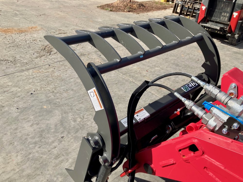 2024 CID 48" Mini Grapple Rake- Clam Grapple