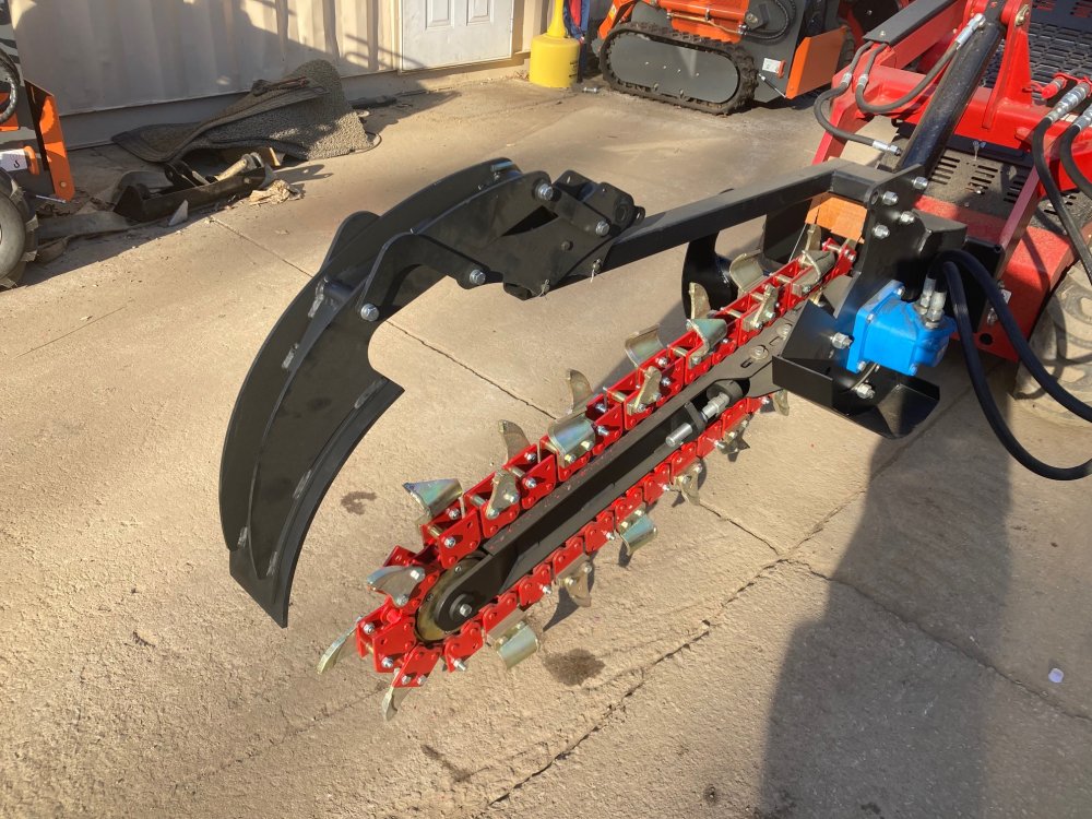 6" Wide 43" Depth Trencher