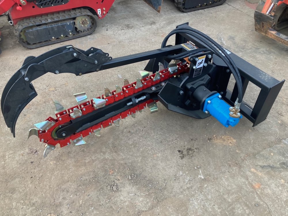 6" Wide 43" Depth Skid Steer Trencher