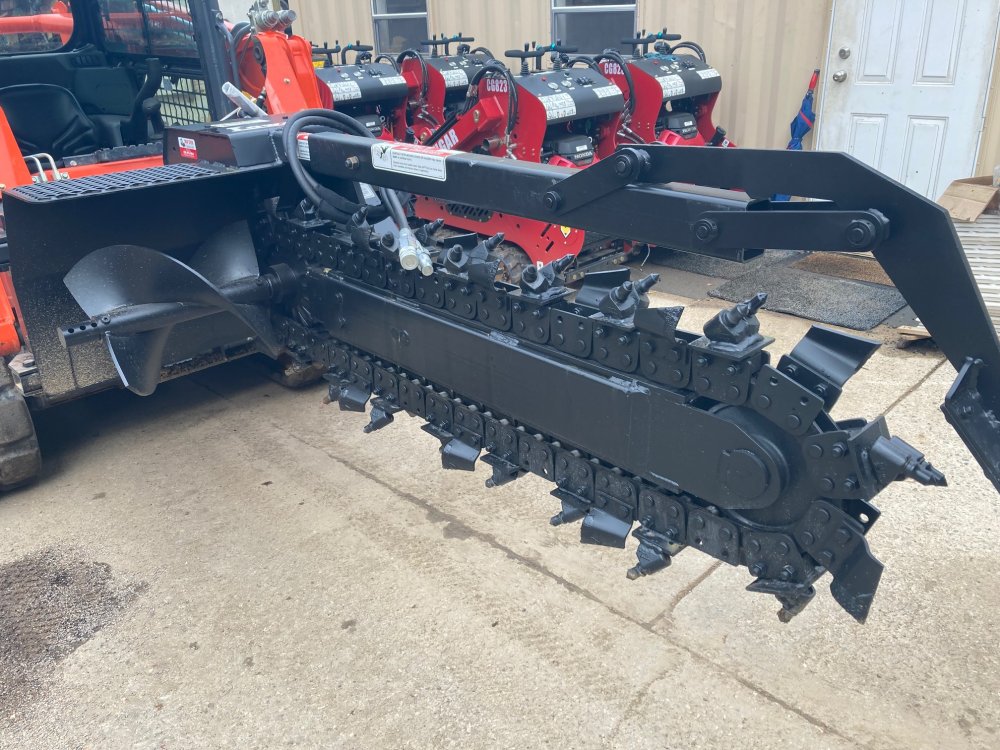 6" Wide 48" Depth Skid Steer Trencher