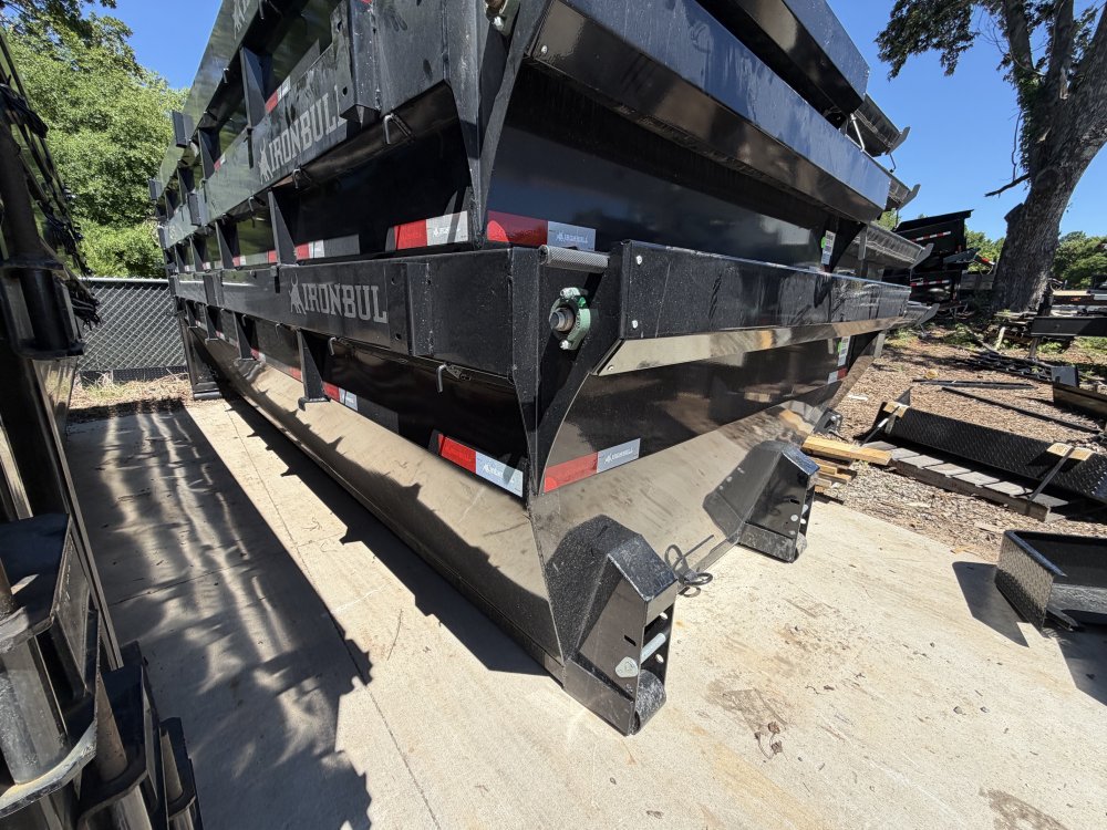 2026 Iron Bull Iron Bull 7x20 20yard RB Roll-Off Dumpster Bin - Black