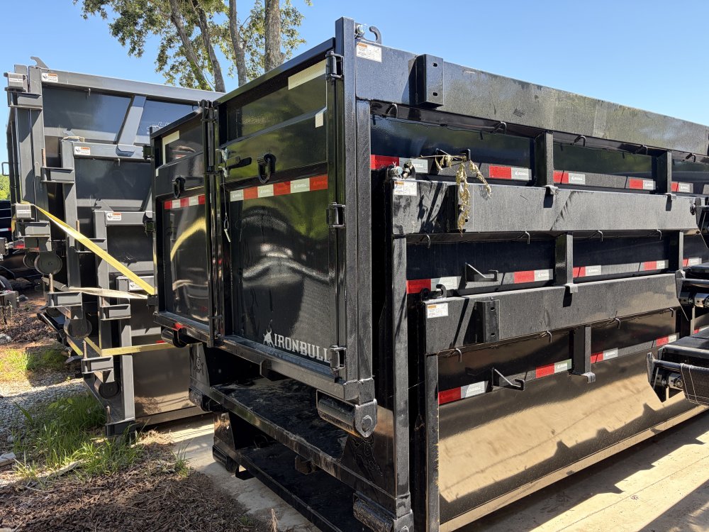 2026 Iron Bull Iron Bull 7x20 20yard RB Roll-Off Dumpster Bin - Black
