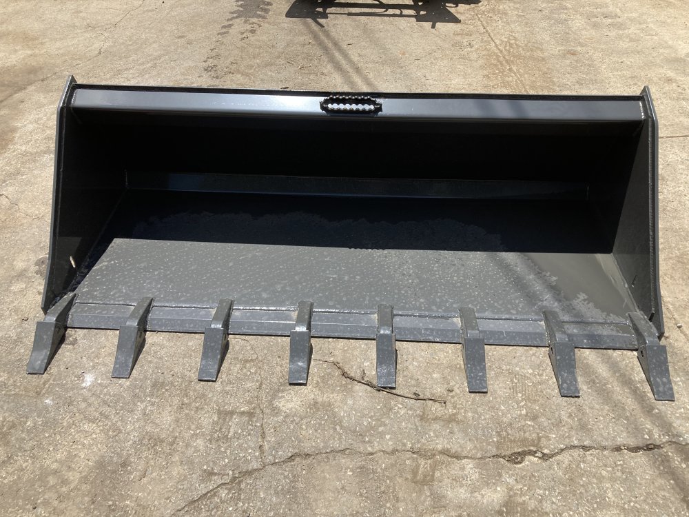 72" HD Long Floor Tooth Bucket