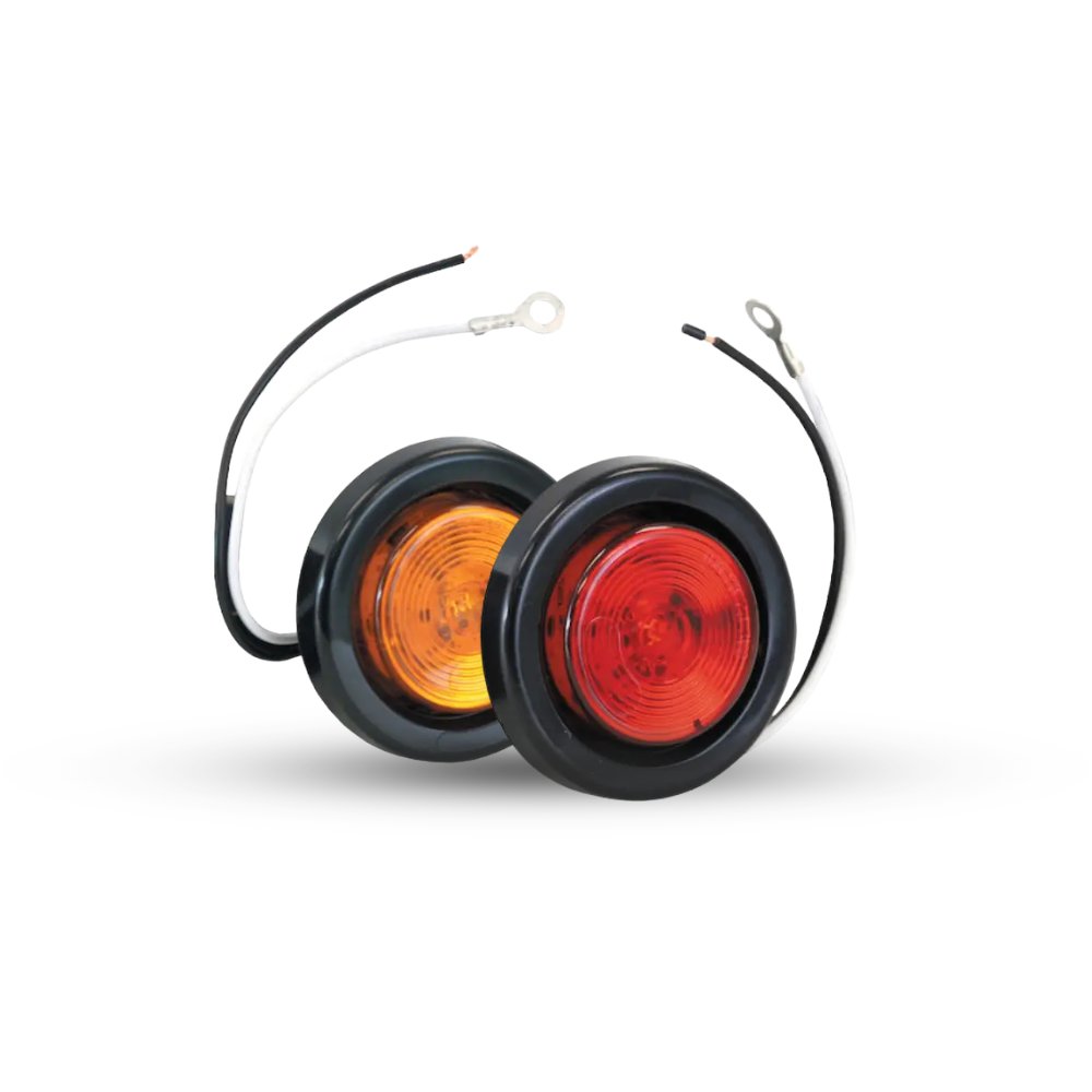 2.5" LED Round Trailer Marker Light - Red or Amber