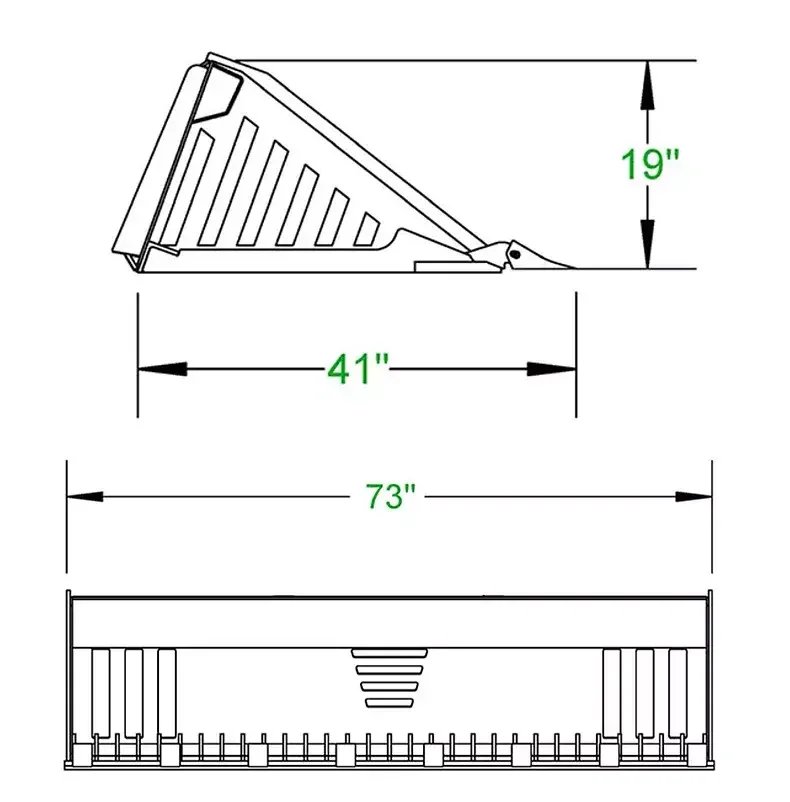 HDRB72T 72" Rock Bucket with Teeth