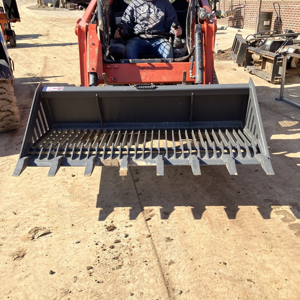 HDRB72T 72" Rock Bucket with Teeth