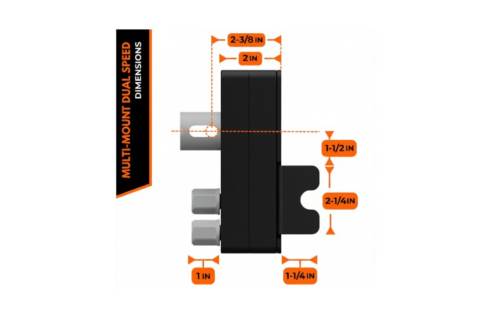 2 Speed Multi-Mount Gearbox