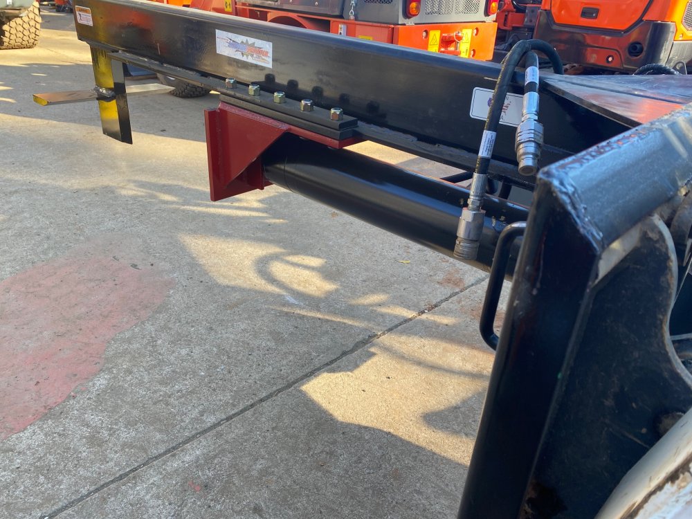 Inverted 4-way Log Splitter Attachment