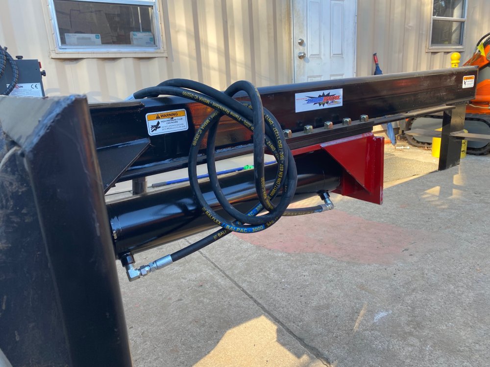 Inverted 4-way Log Splitter Attachment