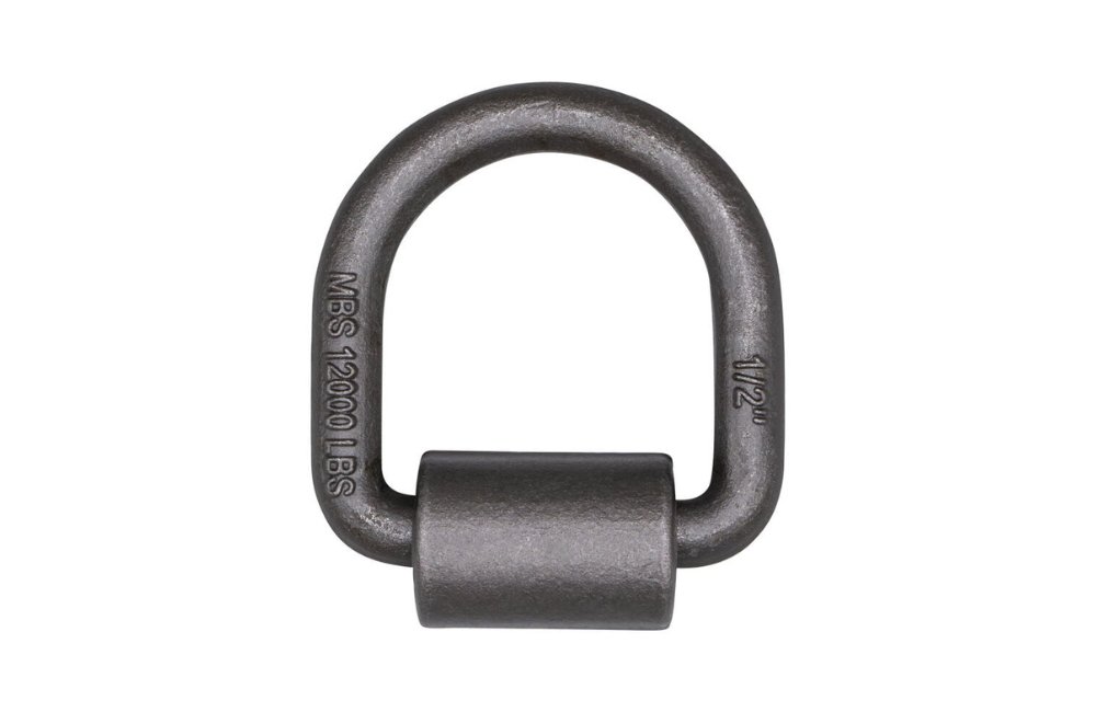 1/2" Heavy Duty Weld-On Forged D Ring 12,000 Lbs