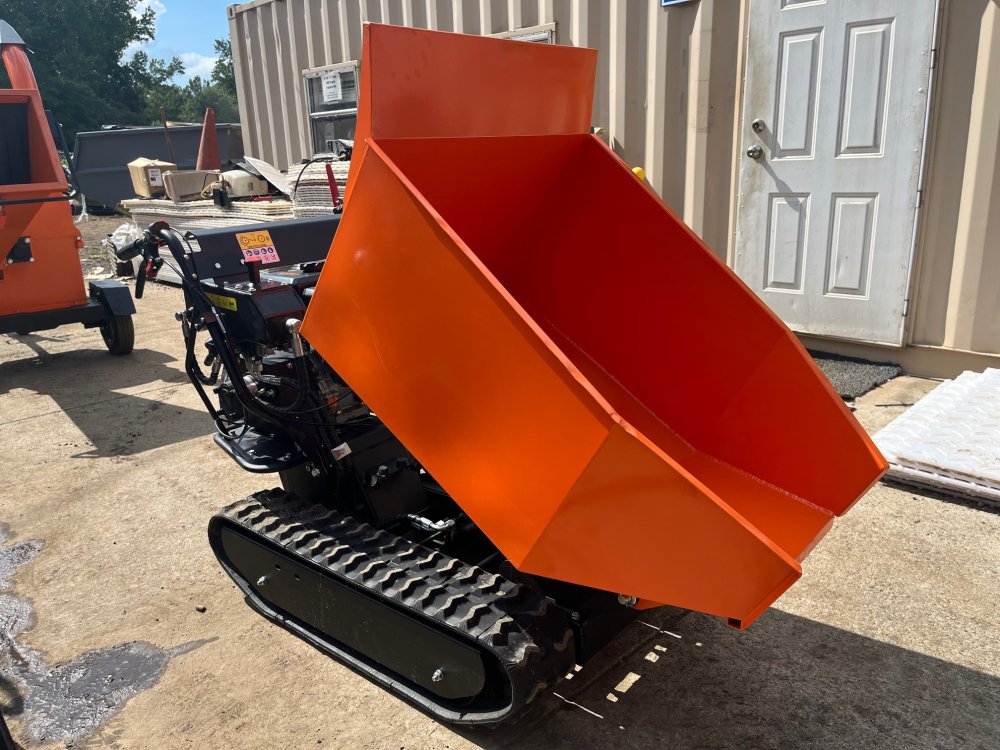 Austter 1100 lbs rated Track Dump Cart