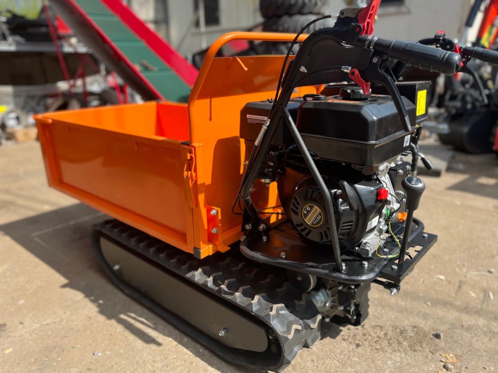 Austter 1100 lbs rated Flatbed Track Dump Cart
