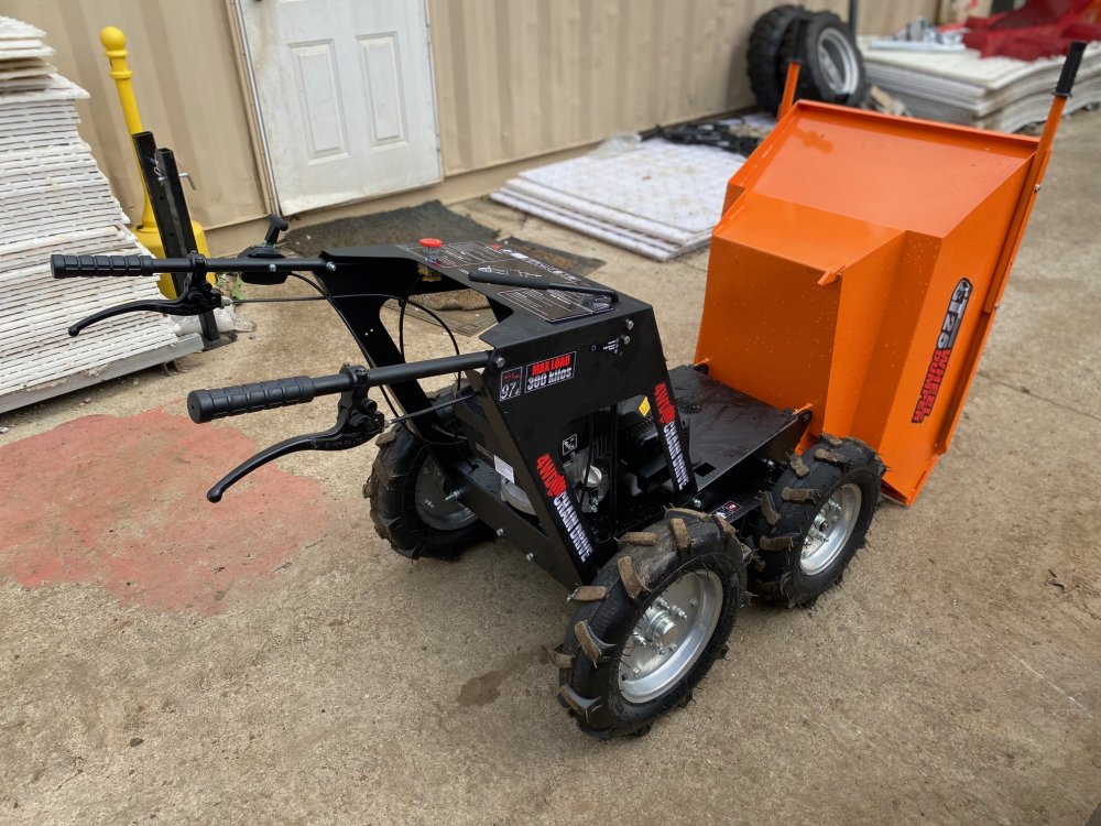 Austter 660 lbs rated Power Wheelbarrow