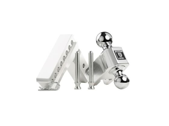 BulletProof AL254 - 2.5" ALUMINUM MEDIUM DUTY 4" DROP/RISE HITCH