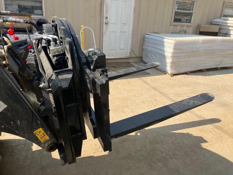 48" 6600 lbs. rated Skid Steer Hydraulic Rotating Forks
