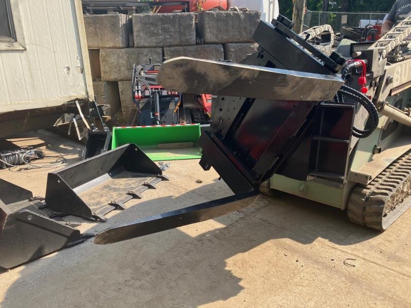 48" 6600 lbs. rated Skid Steer Hydraulic Rotating Forks