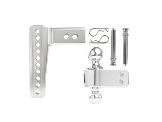 BulletProof AL256 - 2.5" ALUMINUM MEDIUM DUTY 6" DROP/RISE HITCH