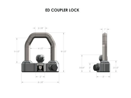 BulletProof Extreme Duty Coupler Lock